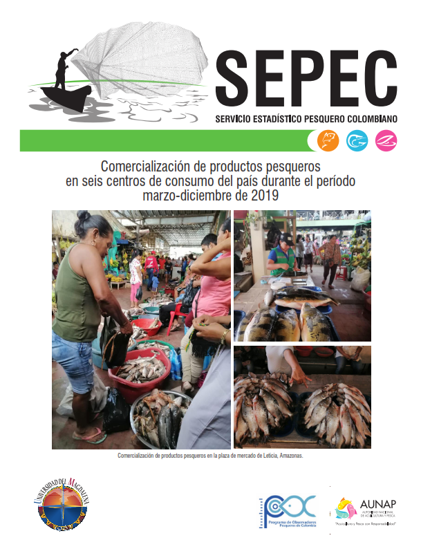 Comercialización de productos pesqueros en seis centros de consumo del país
