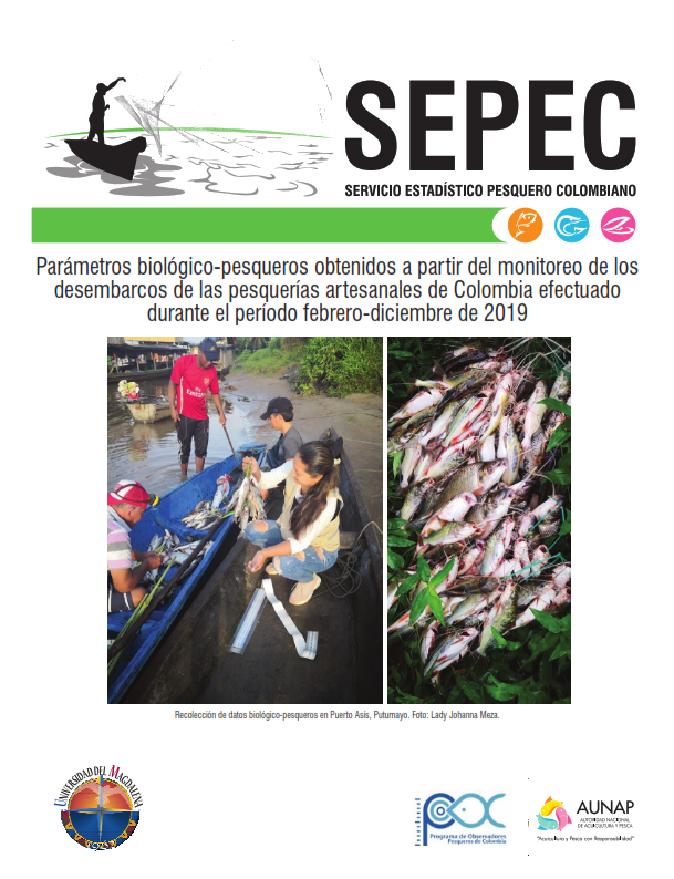 Parámetros biológico-pesqueros obtenidos a partir del monitoreo de los desembarcos de las pesquerías artesanales de Colombia