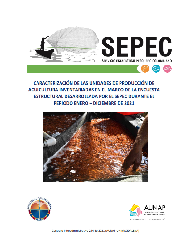 Caracterización de las unidades de producción de acuicultura