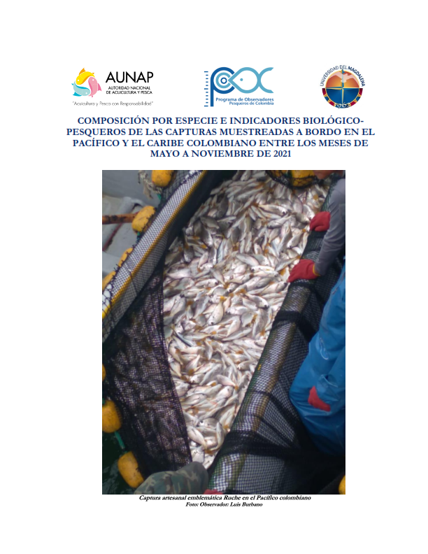 Composición por especie e indicadores biológico-pesqueros